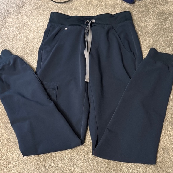 Figs Pants - Figs Woman’s Dark Harbor blue Jogger Scrub Pants Tall